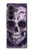 S3582 Purple Sugar Skull Case For Samsung Galaxy Z Fold 8 Ultra