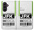 S3664 Airline Travel Luggage Label Case For Samsung Galaxy Z Fold 8 Ultra