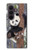 S3793 Cute Baby Panda Snow Painting Case For Samsung Galaxy Z Fold 8 Ultra