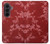 S3817 Red Floral Cherry blossom Pattern Case For Samsung Galaxy Z Fold 8 Ultra