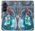 S3912 Cute Little Mermaid Aqua Spa Case For Samsung Galaxy Z Fold 8 Ultra
