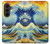 S4005 Oil Color Painting Great Waves Case For Samsung Galaxy Z Fold 8 Ultra