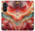 S4012 Red Marble Gold Veins Case For Samsung Galaxy Z Fold 8 Ultra