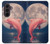 S4045 Dolphin Moon Night Case For Samsung Galaxy Z Fold 8 Ultra