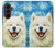 S4064 Smile Dog Van Gogh Starry Night Case For Samsung Galaxy Z Fold 8 Ultra