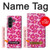 S4097 Pink Floral Seamless Pattern Design Case For Samsung Galaxy Z Fold 8 Ultra