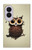 S0360 Coffee Owl Case For Samsung Galaxy Z Fold 8