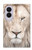 S2399 White Lion Face Case For Samsung Galaxy Z Fold 8