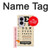S2502 Eye Exam Chart Decorative Decoupage Poster Case For Samsung Galaxy Z Fold 8