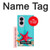 S3428 Aqua Wood Starfish Shell Case For Samsung Galaxy Z Fold 8