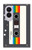 S4023 Vintage Rainbow Compact Cassette Case For Samsung Galaxy Z Fold 8
