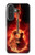 S0415 Fire Guitar Burn Case For Samsung Galaxy A27