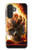 S0863 Hell Fire Skull Case For Samsung Galaxy A27