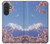 S1060 Mount Fuji Sakura Cherry Blossom Case For Samsung Galaxy A27