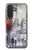 S1295 Eiffel Painting of Paris Case For Samsung Galaxy A27
