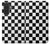 S1611 Black and White Check Chess Board Case For Samsung Galaxy A27