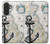 S1962 Nautical Chart Case For Samsung Galaxy A27