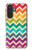 S2362 Rainbow Colorful Shavron Zig Zag Pattern Case For Samsung Galaxy A27