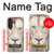 S2399 White Lion Face Case For Samsung Galaxy A27