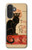 S2739 Chat Noir Black Cat Vintage Case For Samsung Galaxy A27
