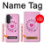 S2847 Pink Retro Rotary Phone Case For Samsung Galaxy A27