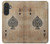 S2928 Vintage Spades Ace Card Case For Samsung Galaxy A27