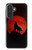 S2955 Wolf Howling Red Moon Case For Samsung Galaxy A27