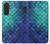 S3047 Green Mermaid Fish Scale Case For Samsung Galaxy A27