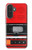 S3204 Red Cassette Recorder Graphic Case For Samsung Galaxy A27