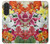 S3205 Retro Art Flowers Case For Samsung Galaxy A27