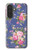 S3265 Vintage Flower Pattern Case For Samsung Galaxy A27