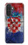 S3313 Croatia Flag Vintage Football Graphic Case For Samsung Galaxy A27