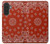 S3355 Bandana Red Pattern Case For Samsung Galaxy A27