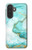 S3399 Green Marble Graphic Print Case For Samsung Galaxy A27