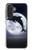 S3510 Dolphin Moon Night Case For Samsung Galaxy A27