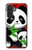 S3929 Cute Panda Eating Bamboo Case For Samsung Galaxy A27