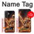 S3984 Fire Skeleton Playing Guitar Case For Samsung Galaxy A27