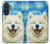 S4064 Smile Dog Van Gogh Starry Night Case For Samsung Galaxy A27