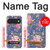 S3265 Vintage Flower Pattern Case For Google Pixel 11, 11 Pro