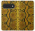 S3365 Yellow Python Skin Graphic Print Case For Google Pixel 11, 11 Pro