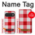 S3535 Red Gingham Case For Google Pixel 11, 11 Pro