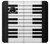 S3078 Black and White Piano Keyboard Case For Motorola Moto G5
