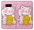 S3025 Pink Maneki Neko Lucky Cat Case For Samsung Galaxy S8 Plus