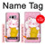 S3025 Pink Maneki Neko Lucky Cat Case For Samsung Galaxy S8