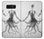 S1432 Skull Octopus X-ray Case For Note 8 Samsung Galaxy Note8