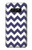 S2345 Navy Blue Shavron Zig Zag Pattern Case For Note 8 Samsung Galaxy Note8