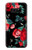 S3112 Rose Floral Pattern Black Case For Note 8 Samsung Galaxy Note8