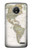 S0604 World Map Case For Motorola Moto E4