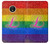 S2900 Rainbow LGBT Lesbian Pride Flag Case For Motorola Moto E4