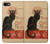 S2739 Chat Noir Black Cat Vintage Case For iPhone 7, iPhone 8
